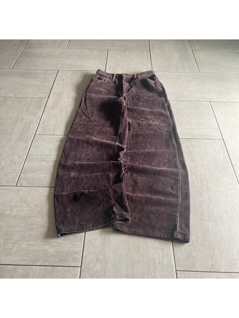 Baggy Universal Thread High Rise Wide Leg Corduroy Pants Size Small 29